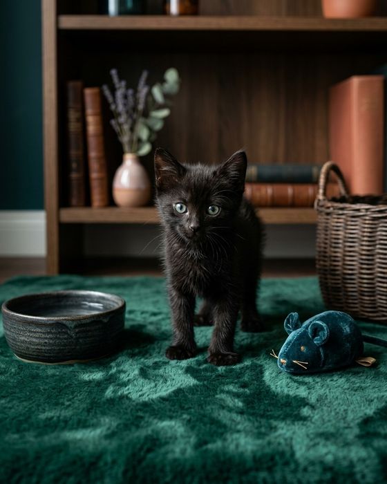 Котенок-мальчик от мышеловки