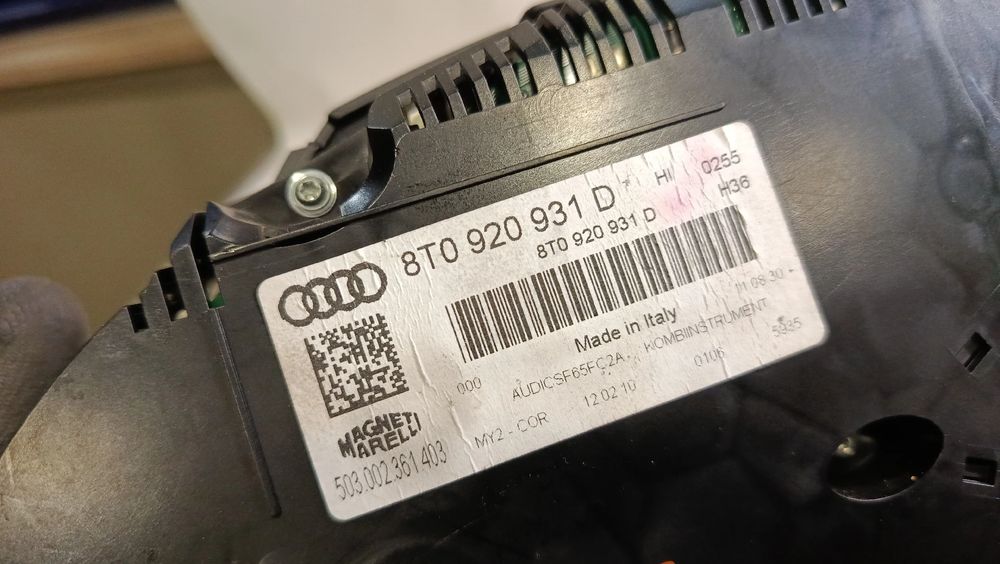 Quadrante / painel de instrumentos AUDI A5 (8T3)