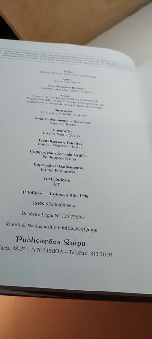 Páginas Secretas da História de Portugal - Rainer Daehnhardt