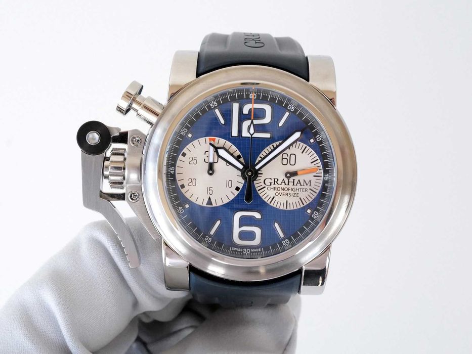 Graham Chronofighter Oversize Blue Dial 46mm