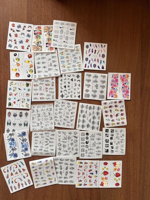 Наклейки для манікюру, манікюр , педикюр, дизайн на нігті, слайдери