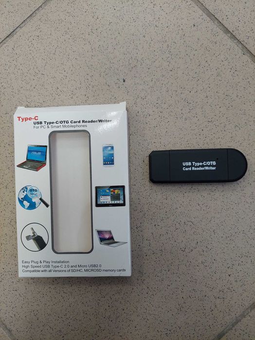 Czytnik kartSD microSD USB OTG USB-C