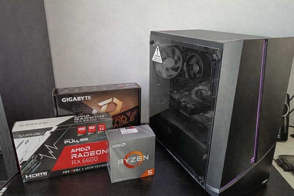 PC Gaming *NOVO* | RX 6600 | Ryzen 5 | 1TB M.2 | 16GB RAM | Windows 11