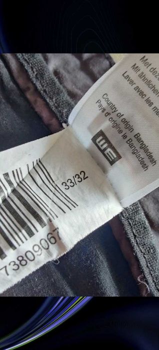 Джинсы (chino лён W. E. Fashion Germany w33 black.