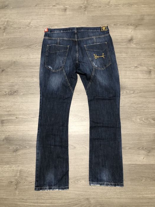 Jeansy stoprocent z niskim krokiem ( spodnie stopro 100% loose baggy )