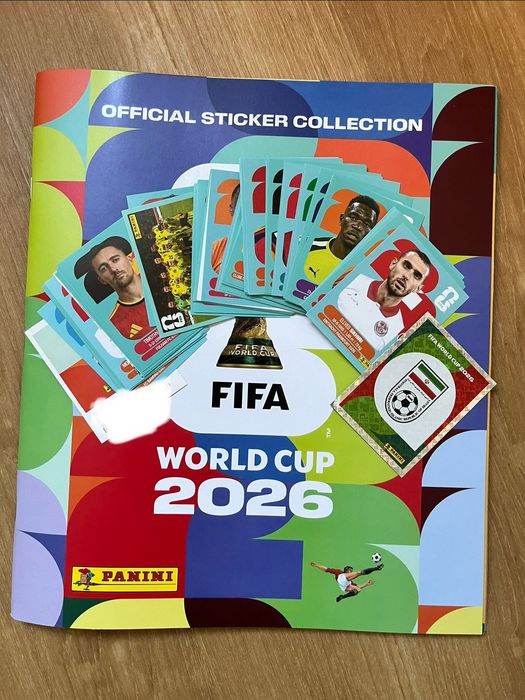 Caderneta e cromos Mundial 2026 Panini