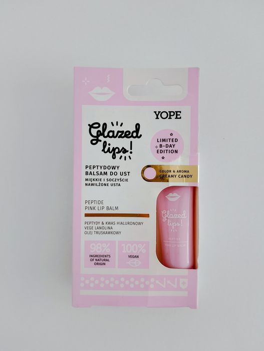 peptydowy balsam do ust Yope Creamy Glazed lips o smaku creamy candy