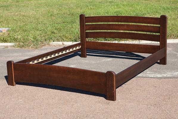 Ліжко з масиву Вільхи Дуба та Бука  160*200 Нове