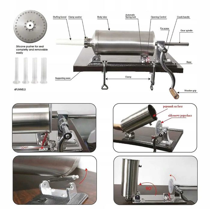 Кліпсатор Biowin + 60 кліпс . Оболочка для колбас