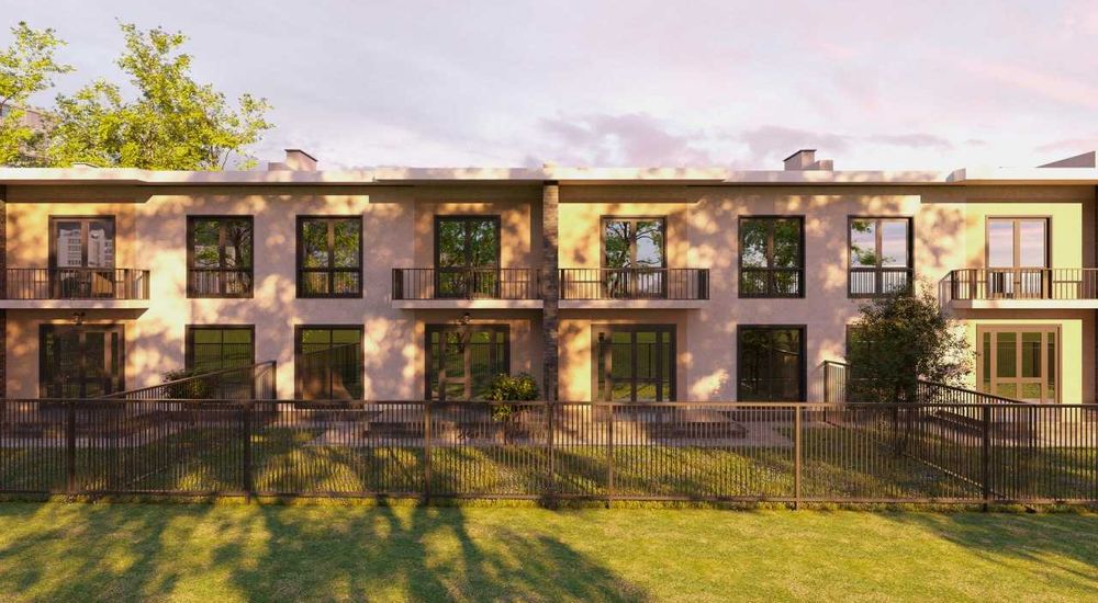 Боковий таунхаус 144м², 2.3сот. Розтермінування 24міс. Міські комун.