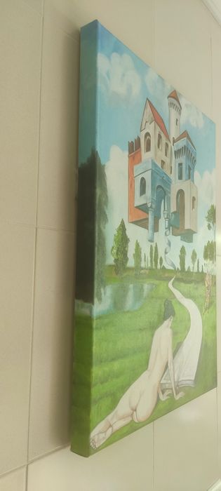 Castelos no Ar, óleo sobre tela 50x70