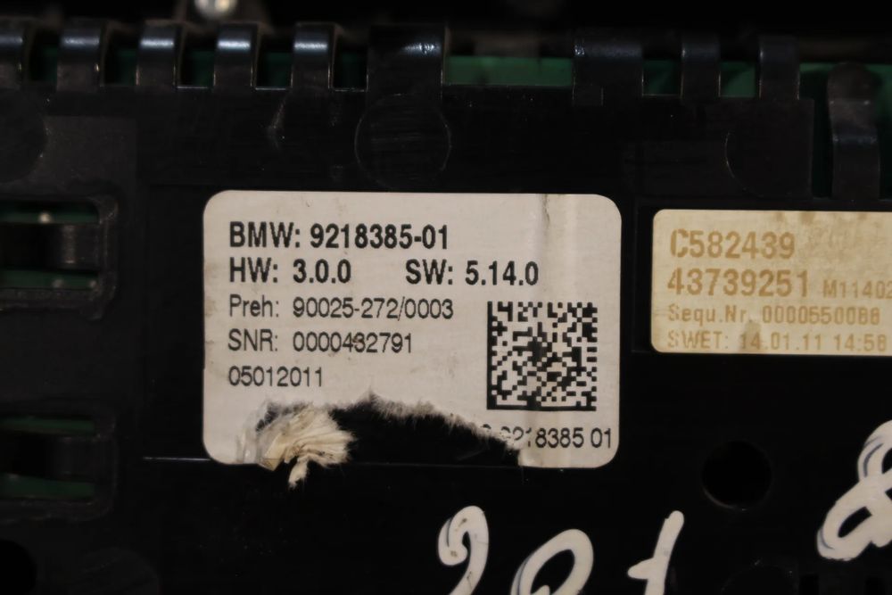 Comando chauffage / sofagem BMW 6 Gran Coupe (F06)