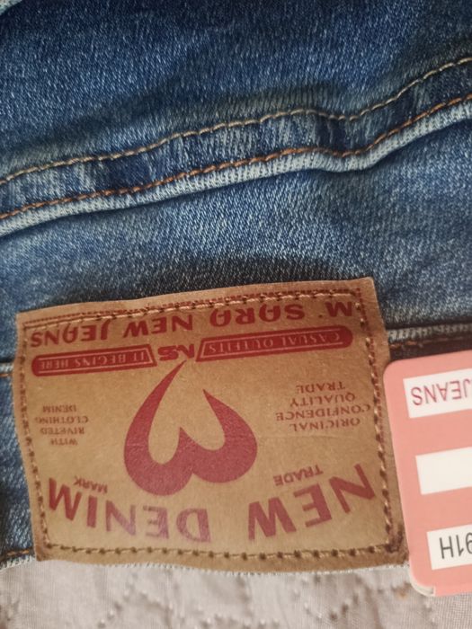 Nowe jeansy damskie M’SARA L niebieskie