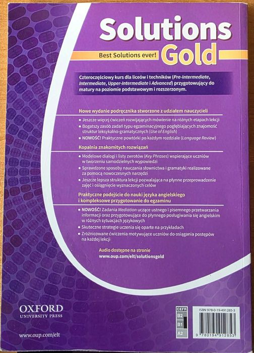Solutions Gold Intermediate Student's Book