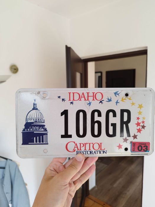 Tablica USA Idaho Kapitol