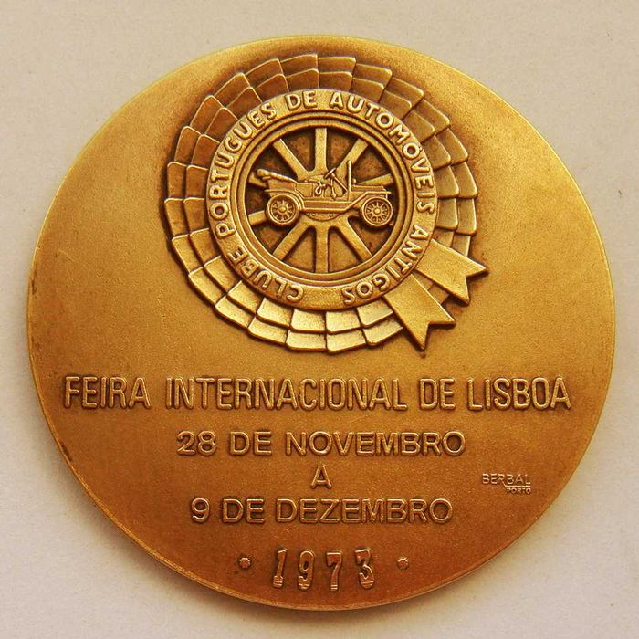 Medalha Bronze Exposiçao de Automoveis Antigos