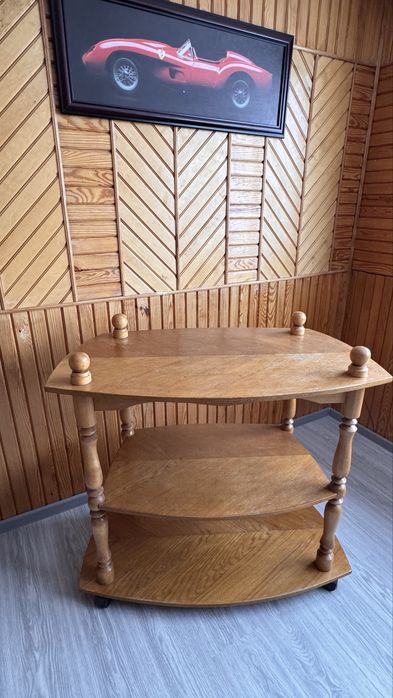 Трирівневий столик з коліщатами (2шт.)