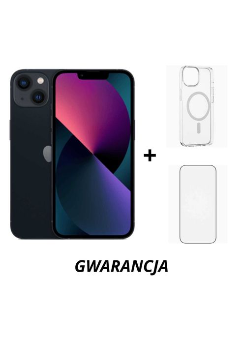 Apple iPhone 13 4 GB / 128 GB 5G czarny GWARANCJA / BAT. 92%