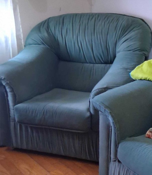 Sofá cama com 3 lugares + 2 sofás individuais