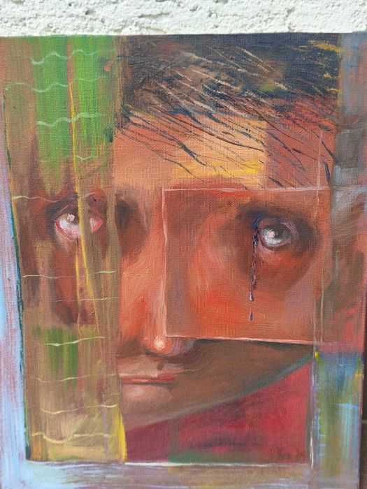Oryginalny obraz 'Areszt domowy' 2009  Jakub Chomicki