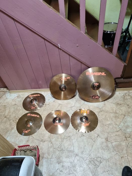 Zestaw talerzy Meinl rakes Heavy medium i sound waves 14" 14" 1