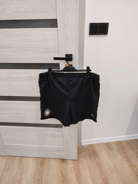 Spodnie letnie męskie nike s/m czarne krótkie