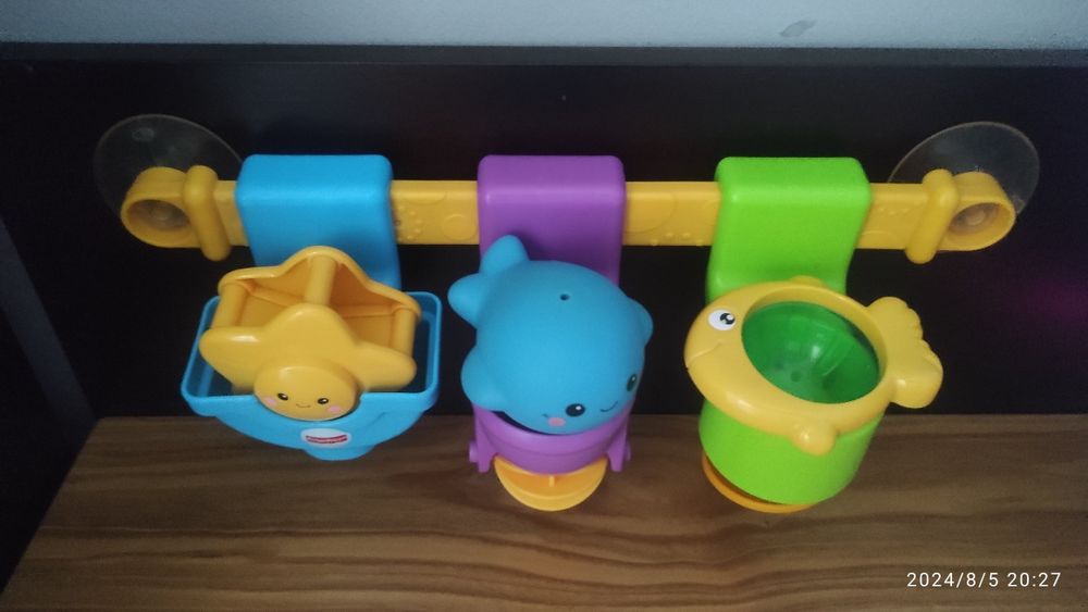 Zabawki do wanny Fisher Price.