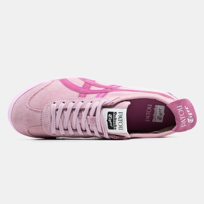 Кросівки Кроссовки Asics Onitsuka Tiger Mexico 66 Pink Розовый Рожевий Кросовки повсякденні