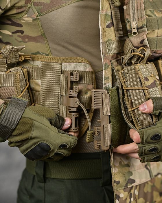 Плитоноска мультикам в соборі з підсумками та напашником швидкий скид 4 точки скиду  для плит 25/30  кордура 900d