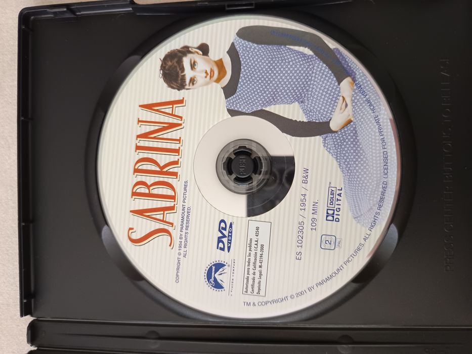 DVD sabrina ( original)