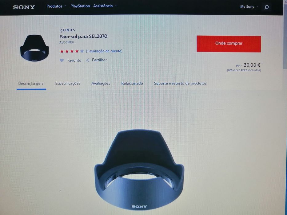 Sony Sunshade64286183269378122