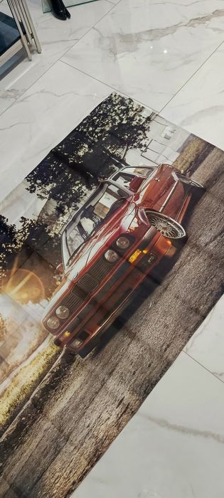 Flaga baner BMW 3 E30 M-power wymiary 90x150