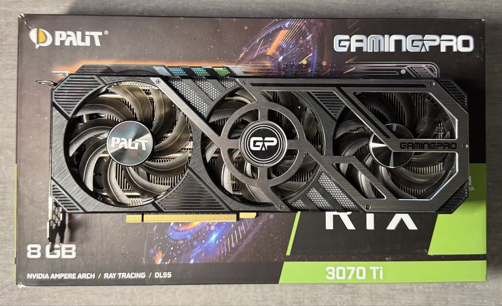 Видеокарта Palit RTX 3070 Ti 8gb Gaming Pro