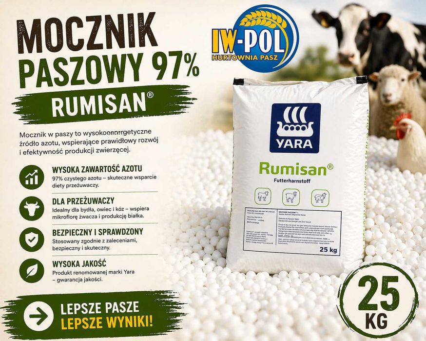 Mocznik Paszowy 97% 25kg