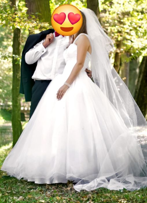 Suknia ślubna do odświeżenia rozmiar 38/M