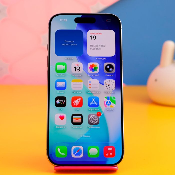 Смартфон Apple iPhone 16 Pro 128GB Natural (155901) Б/У З ГАРАНТІЄЮ