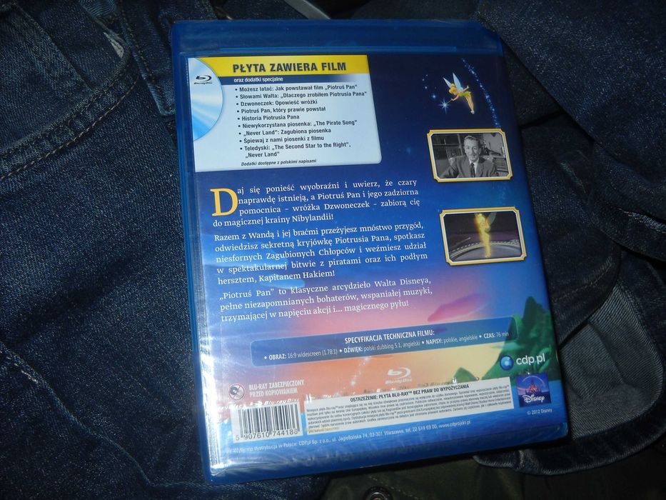 Piotruś Pan - Blu-Ray - PL Wydanie - Zafoliowana - CDP.PL