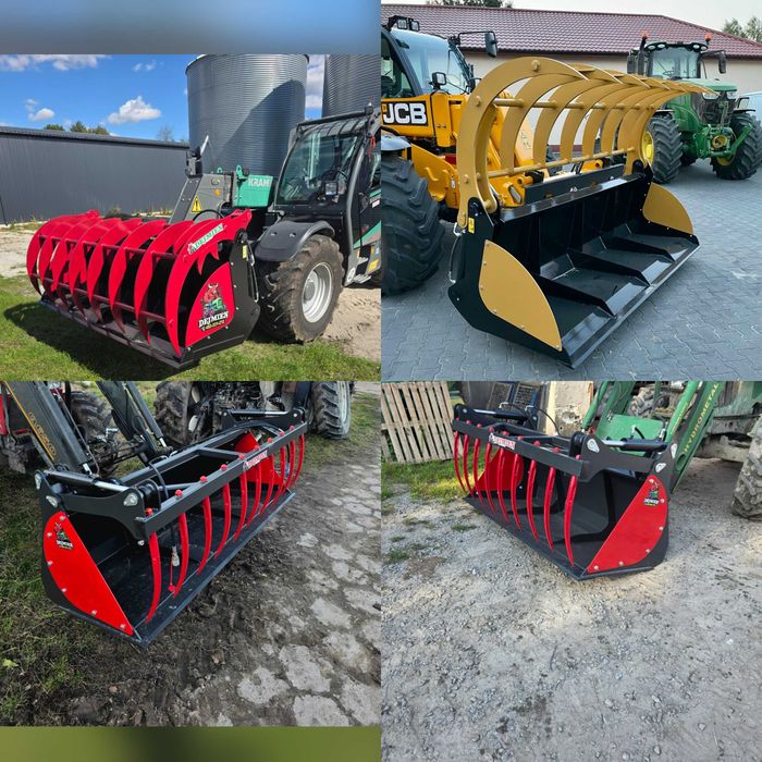 Łyżko-Krokodyl // Palony ZĄB ! Kuty / Ładowarka  traktor // MASZYNA DLA  WYMAGAJĄCYCH // Producent // Stal Wzmacniana // LEMIESZ HARDOX /* Solidny **