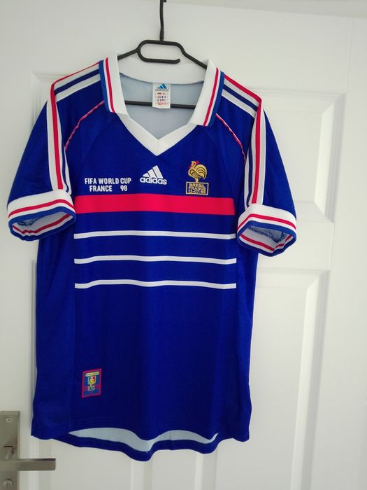 Francja 1998 Home Kit koszulka piłkarska Reprezentacji Francji FIFA World Cup France 98