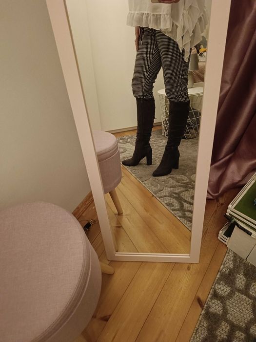 Kozaki  jesienno/wiosenne materiałowe