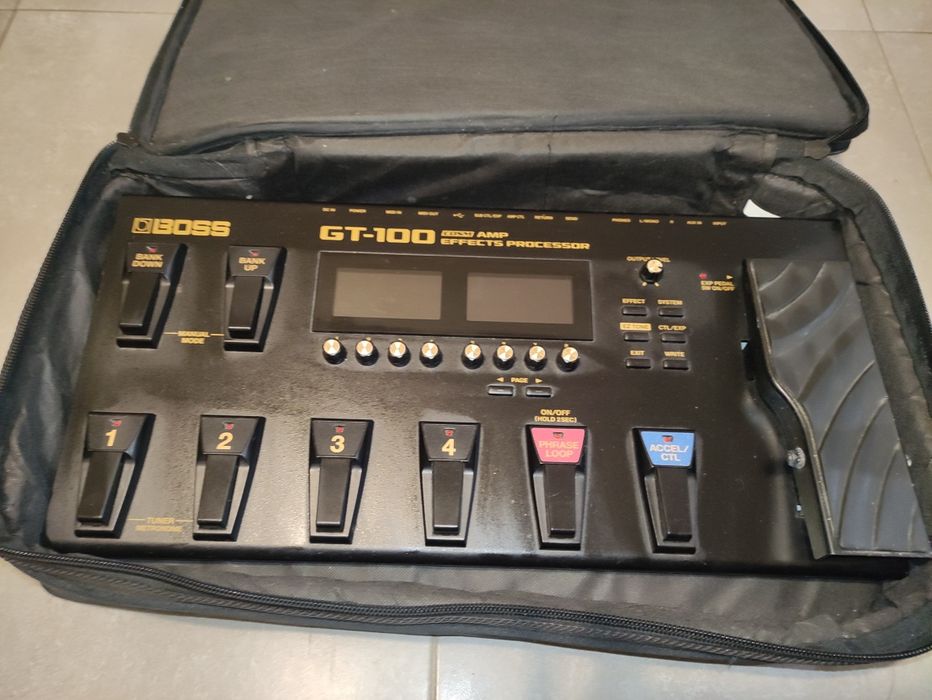 Boss GT 100 Processador de efeitos para guitarra