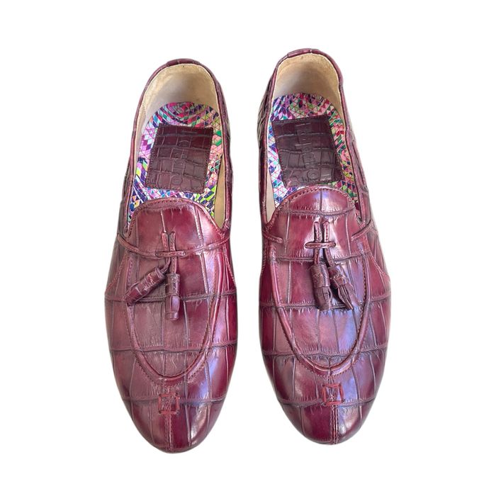 Raparo лоферы кожа крокодила