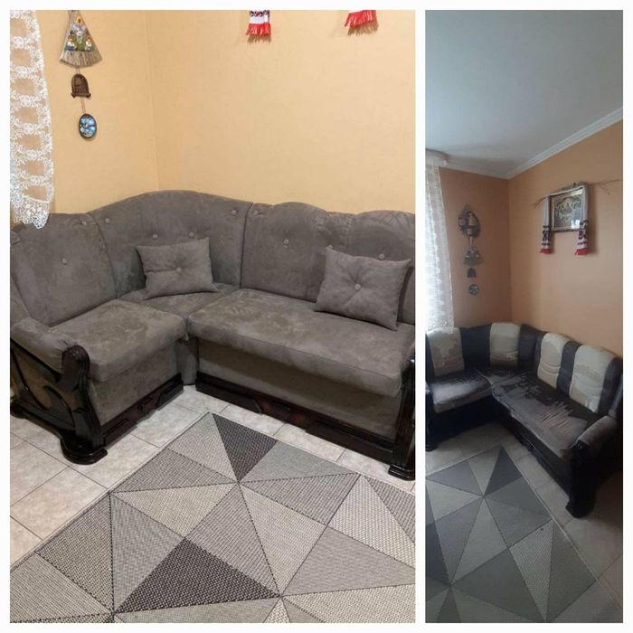 Перетяжка та ремонт м'яких меблів