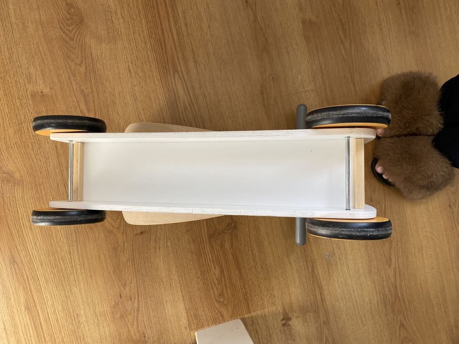 Classic world jeździk pchacz rowerek drewniany rower motor