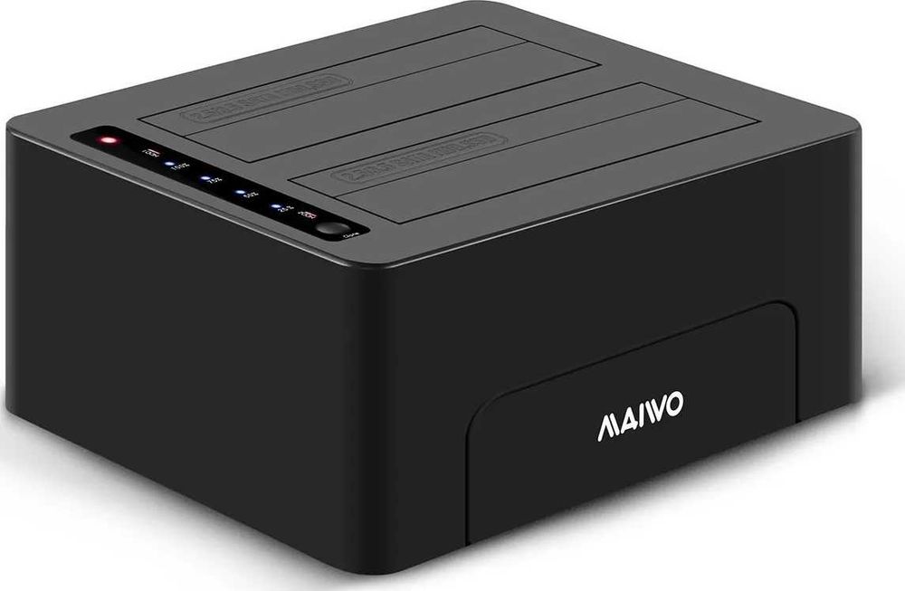 Док-станція для SSD/HDD 2.5"/3.5" USB3.2 Gen1 Maiwo K3082 Black SATA
