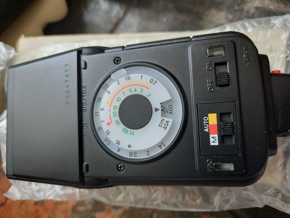 Фотовспышка Minolta auto electroflash 132X. Japan.