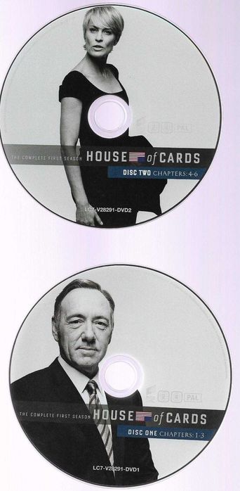 House of Cards - - - 1ª Temporada - - - - - 4 X DVD