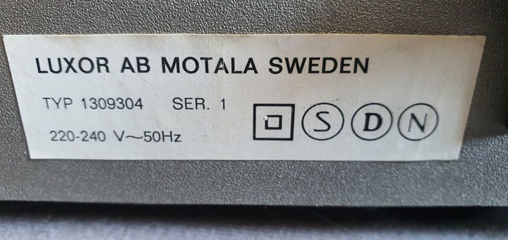 Gramofon Luxor Skantic