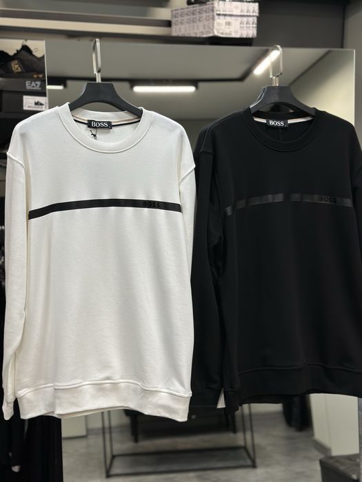 Світшот Hugo Boss чорний і білий