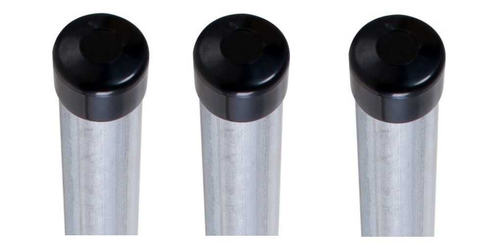 Słupek Słupki ogrodzeniowe rura OCYNK fi40 cena za 2,5m +osłonka grati